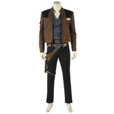 Han Solo Cosplay Costume Set - Top, Pant, Coat, Belt for Halloween & Parties - Coscosmos